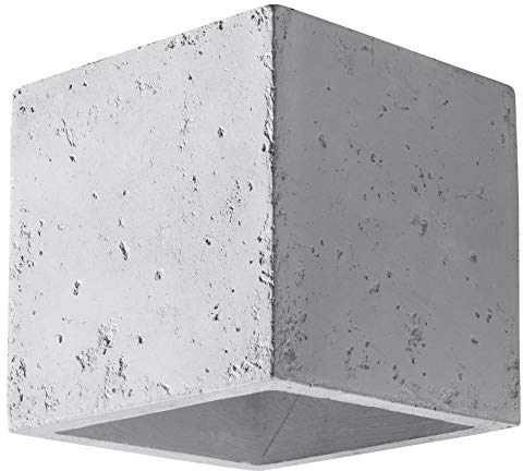 MIALUX Keira Wandlampe Wandleuchte Innen Grau Rechteckig 1 x G9 bis max. 40W 230V IP20 Wohnzimmer Schlafzimmer Treppenhaus Flur Energieklasse A++