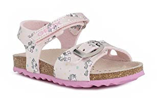 Geox B Sandal Chalki Girl, Sandali Bambine e ragazze, Rosa (Lt Pink/Fuchsia), 26 EU
