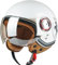 Sommer Vintage Motorrad Open Face Helm Vintage Roller Helm Damen Herren Retro Elektrischer Halbhelm Mit Sonnenblende Vespa Jet-Helm Für Cruiser Motobike DOT Approved C,L