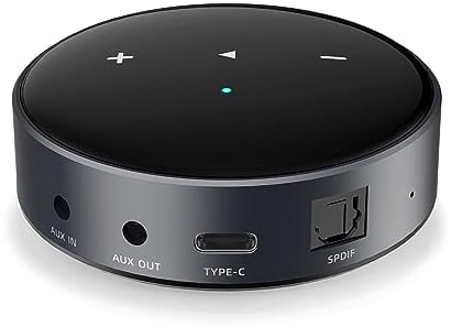 WiiM Mini Streamer Audio AirPlay 2 Receiver HiFi Wireless, Multiroom Stereo, Vorverstärker, funktioniert mit Alexa und Siri Sprachassistenten, Streaming Hi-Res Audio von Spotify, Amazon Music und mehr