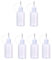 FRLUYNG 6 x 30ml Needle Tip Glue Bottle Empty Glue Bottle for Applying Accurate Amounts to DIY Quill Glue, White