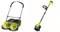 RYOBI R18SW3-0 18V ONE+ Cordless Debris Sweeper (Body Only), 18 V, Green & RY18PCB-0 ONE+ Patio Cleaner with Scrubbing Brush (Bare Tool), 18 V