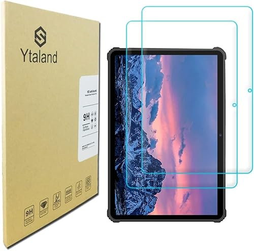 Ytaland Film 2X Verre Trempé Premium pour Tablette OUKITEL RT1 10,1 pouces, [9H Super Dureté Premium] [Anti-Shatter] [HD Clarté] Lot de 2