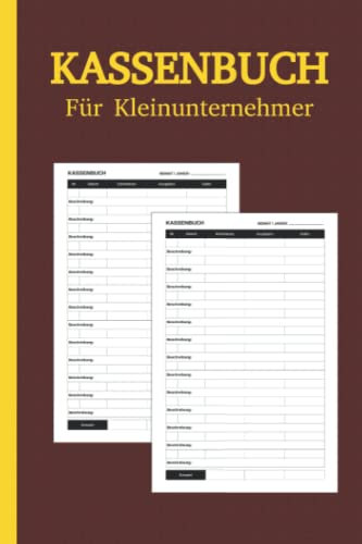 Kassenbuch Für Kleinunternehmer: Einnahmen und Ausgaben buch | DIN A5, 120 Seiten