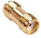 conecto SMA-Adapter, SMA-Kupplung, SMA-Buchse ohne Pin auf SMA-Buchse ohne Pin, Adapter zum Anschluss ändern von SMA-Stecker auf SMA-Buchse, vergoldet