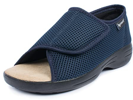 Aerosoft Sandalo da riabilitazione stretch 14 donna uomo antiscivolo (blu, 38)