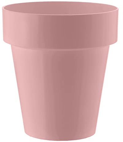 ECOMACETAS FLOWERPOT STORE Maceta de Plástico Color Rosa Diseño Moderno. Macetero Rosa de plástico. (1, 14 cm)
