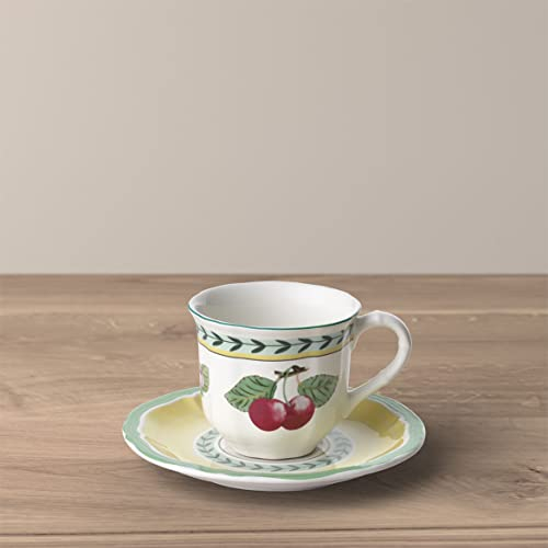 Villeroy & Boch French Garden Fleurence Espressotasse 100 ml mit Untertasse 13 cm Porzellan