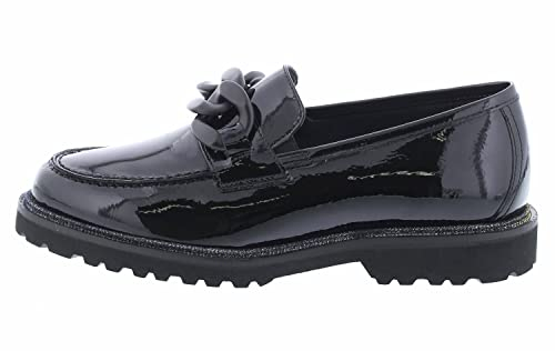 Sioux Damen Meredith-744-h Mokassin, Schwarz, 39 EU Weit