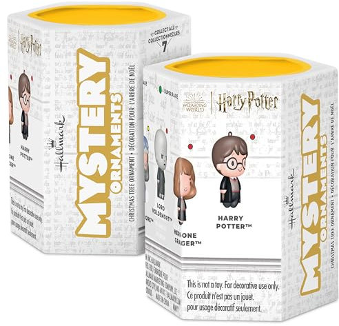 Hallmark Harry Potter Set 1 Mystery Christmas Ornaments, 2er Set, bruchsicher