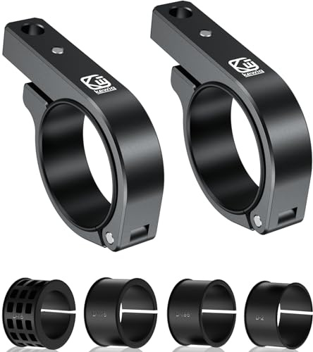 BRCOVAN Lichtleisten-Halterungen, Off-Road-LED-Licht-Halterung | Aluminiumlegierung, für runde Schienen mit einem Durchmesser von 3,8 cm/4,5 cm/4,7 cm/5,1 cm/5,3 cm, für Motorrad, ATV, UTV
