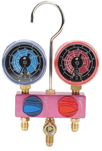 HS M02 Kältemittel Diagnose Manifold G1/4 Klimaanlage Manometer Manometer Kälte Werkzeug Für R22 R32 R410A