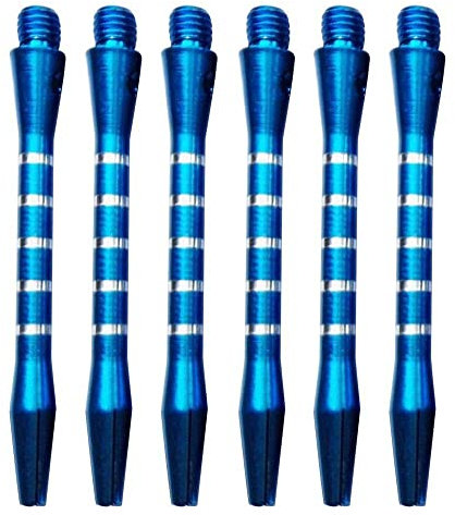 6 teile/satz Aluminiumlegierung Darts Schäfte Aluminium Stem Rod Shafts Zubehör Gewinde Ersatz Farben L0g8 6 Dart Metall Dart