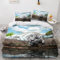 SK-YBB Tiger Bettwäsche 135x200 Kinder-Bettwäsche für Mädchen und Jungen Reißverschluss Bettwäsche-Set Tier Mikrofaser Bettbezug 2 Kissenbezug 80x80cm