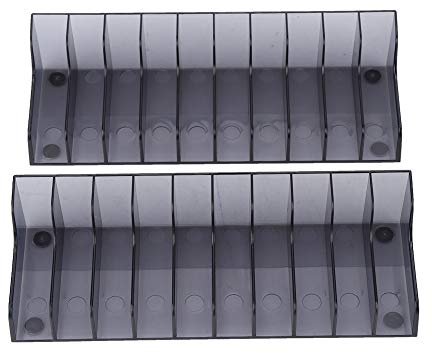 QANYEGN 2 Pezzi Supporto per CD, Supporto per Dvd, Rack per Schede di Gioco, Scatola per Schede di Gioco in ABS con Grande capacità, Supporto per/Slim/PRO