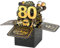 BOFUNX Geburtstag Karte zum 80. Geburtstag Pop up 3D Happy Birthday Grußkarte Geburtstagskarte Kreative Geburtstagsgeschenk für Familie und Freunden