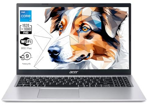 Acer Aspire 3 15 15.6 Full HD Display Intel Core i5 1135G7 (Beats i7-1355U) 16GB RAM 1TB SSD Win11 Home Long Battery Life Silver