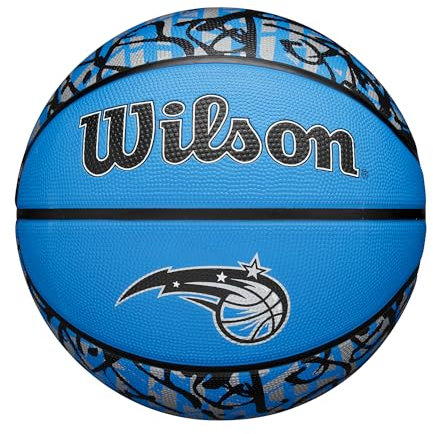 Wilson NBA Team Graffiti Basketball – Orlando Magic, Größe 17,8–74,9 cm