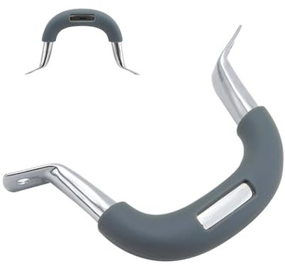 Seyrnicay Asas de repuesto para ollas, mango lateral de acero inoxidable antiquemaduras, asas de doble agujero, mango lateral grueso para ollas de stock, vaporizadores