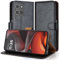 Case Collection for Motorola G15 Case - Leather Folio Flip [Kickstand] Shockproof Cover with [RFID Blocking] Magnetic Wallet for Motorola Moto G15 Phone Case Black