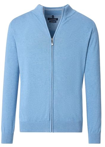 CASAMODA - Herren Strickjacke, S-6XL (004450), Größe:S, Farbe:Aqua bis Petrol (162)