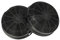 vhbw 2x Filtres à charbon actif compatible avec Faure FHC60131X, FHC90131N, FHC60131N, FHC60131W, FHC 60131N, FHC 60131X hotte aspirante - 15,3 cm
