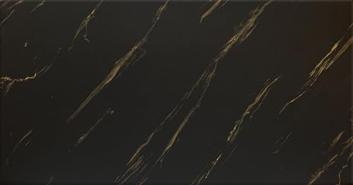 DECCART Wand-Paneele in Marmoroptik Deckenpaneele Wandverkleidung Deckenverkleidung mit Marmor-Imitat Wandplatten in Grau aus Polystyrol - 100x50 cm - Marmor Schwarz Gold Carrara - 8 Stück (4 m²)