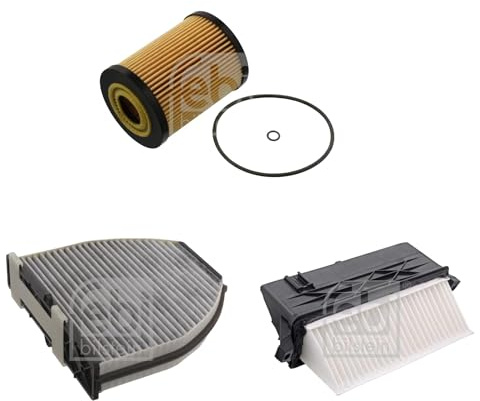 EISENFELS Inspektionspaket enthält Ölfilter Luftfilter Innenraumfilter kompatibel mit E-Klasse Coupe C207 S212 CLS Shooting Brake X218 C-Klasse W204 A207 GLK-Klasse X204 350 CDI 4matic C218 W212