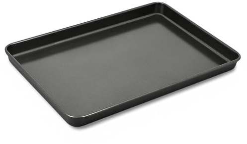 Zyliss Plaque à Pâtisserie, Acier au Carbone, Revêtement Antiadhésif ILAG | Facile à Nettoyer, Idéal pour Pâtisseries, Biscuits, Pizza, Plaque de Cuisson Four, Garantie de 5 Ans, 39,2 x 26,7 x 2,5 cm