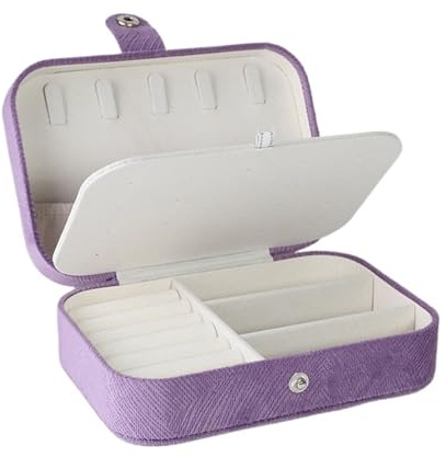 Rangement Bijoux Boîte de rangement bijoux mariage personnalisée, boîte à voyage portable BoîTe à Bijoux De Voyage