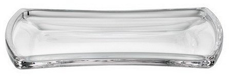1x Glasschale / Platte CARO 30 cm Servier -, Abräumwagen