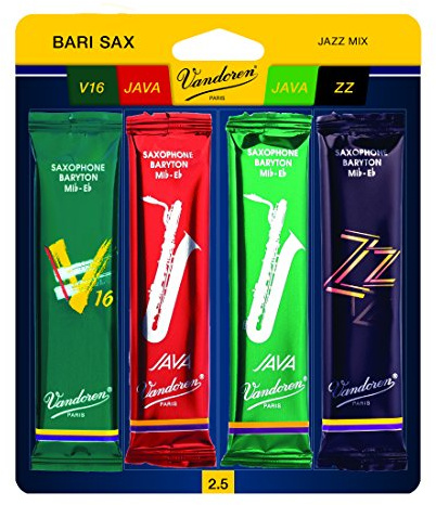 Vandoren SRMIXB25 Jazz Mix Card; Bari Sax Strength 2.5