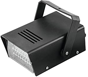 EUROLITE LED Disco Strobe weiß economic | Kompaktes Strobe mit 24 LEDs und einstellbarer Geschwindigkeit