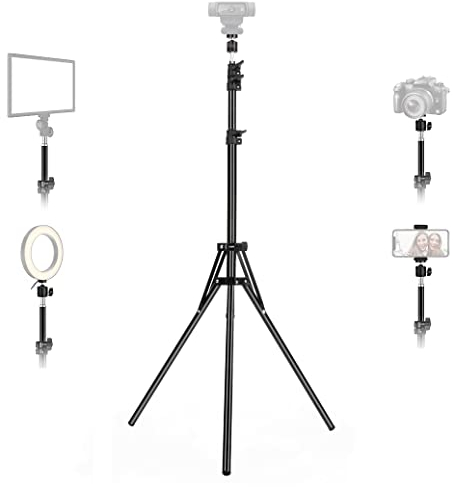 Professionelle Kamera Stativ Halterung Ständer für Logitech Webcam C930 C920 C615-black