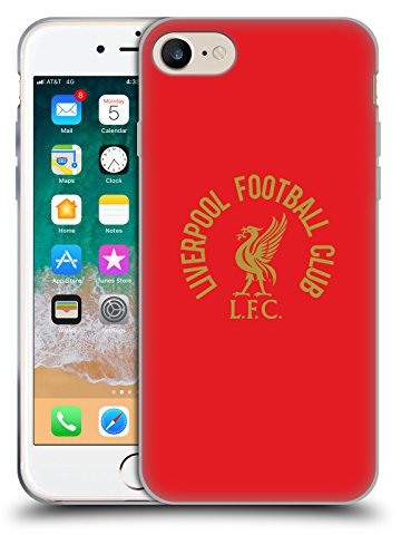 Head Case Designs Offizielle Liverpool Football Club LFC Gold Und Rot Liver Bird Gelhülle [Militärischer Schutzgrad] Kompatibel Mit Apple iPhone 7/8 / SE 2020 & 2022 Und Kompatibel Mit MagSafe