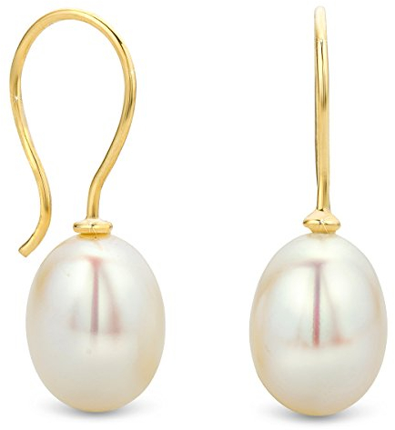 Orovi Damen Ohrringe Perlen Set Ohrstecker 14Karat Gold Gelbgold (585) Schmuck