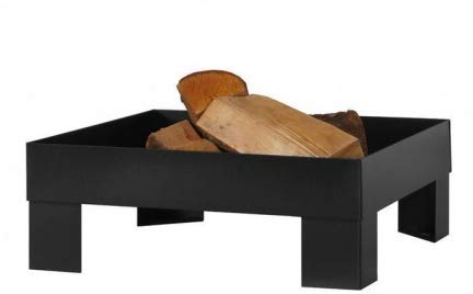 Feuerkorb Feuerschale Pan 6 Garten Gartenfeuer 60 70 80 cm Schwarz Pflanzenschale Terrassenfeuer Auswahl-Pan6-Schwarz E00131-80cm