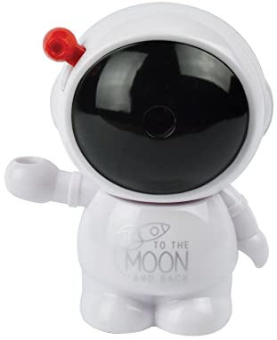 Legami - Kurbelspitzer, To The Moon And Back, 8 x 9,5 cm, verstellbarer Schärfen, ausziehbares Tablett für Erwachsene und Kinder, Schule oder Büro, praktischer Spitzer, tolles Geschenk