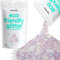 Hemway Eco Friendly Biodegradable Glitter - Mother of Pearl Iridescent | 100g Extra Chunky Plant-Based Metallic Flakes for Arts & Resin Crafts | Bio Supplies for Hair, Face, Body & Nail Art
