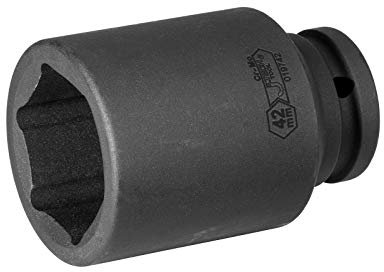 Jetech douille à chocs profonde de 42 mm avec entraînement de 3/4 de pouce, conception à 6 points, en acier allié au molybdène chromé traité thermiquement, métrique
