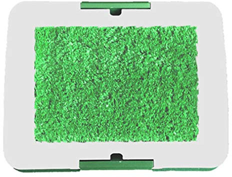 Inodoro para perros Portátil Potty Trainer Alfombra de baño de césped artificial para cachorros y mascotas pequeñas con bandeja Resistencia a la mordedura Entrenamiento al aire libre en interiores