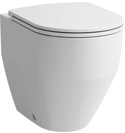 LAUFEN PRO Stand-WC- Kombination, Tiefspüler, wandnah, 360x530mm, H8229564000001, Farbe: Weiß