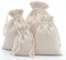 DAHI 12pcs Petits Sacs en Tissu Sachet Coton 20x30cm Sac Toile de Jute Pochette Tissu Cordon Sac en Tissu Bijoux Sacs Cadeaux Sachet de Thé Reutilisable