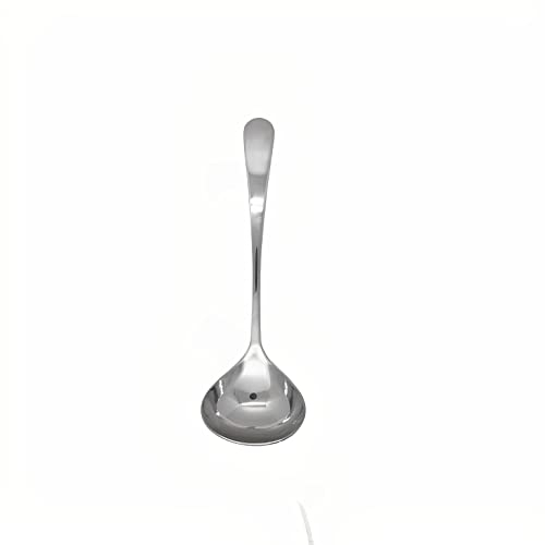 PLUS HOME CUCHARA SALSERA 1 UNIDAD 18.3X5.94 Cubertería de acero inoxidablepara cocina,decoracion mesa Excelente acabado (CUCHARA SALSERA 18.3X5.94CM, Colección Minimal)