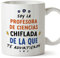 MUGFFINS Tazas para PROFESORA DE CIENCIAS mujer - En Español - Todos te advirtieron - 11 oz / 330 ml - Regalo original y divertido