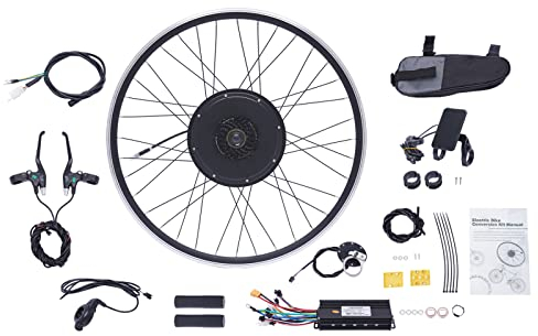 Ebike Nachrüstsatz E Bike Kit zum Nachrüsten E Bike Umbau Set, E Bike Antrieb Nachrüsten, Power Wheels Fahrrad Motor Ebike Umbausatz, für Hinterrad 28 29 700C Ebike Kit (48V 1000W)