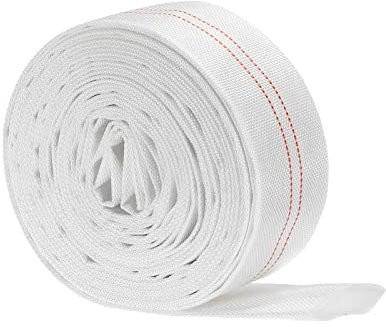 PATIKIL Tuyau de Refoulement 40mm ID 7.5m de Long Tuyau Vidange Piscine PVC Léger Contre-Lavage Tuyau Lay Plat Renforcé Décharge 0.8Mpa Pour Piscine