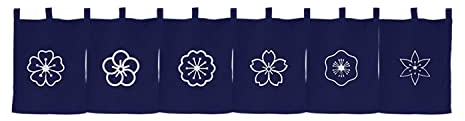 CAGFINY Rideau de Restaurant de Style Japonais Bannière Suspendue Porte Noren Rideau en Tissu Décoration Horizontale pour Bar à Sushi Izakaya, 150x40 cm