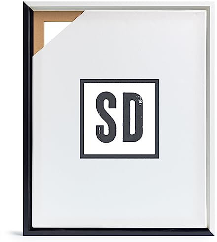 Stallmann Design Schattenfugenrahmen für Keilrahmen | 30x40 cm | Mix | MDF Rahmen für Leinwände mit Tiefeneffekt | mit Montagezubehör | Rahmen ohne Glas und Rückwand