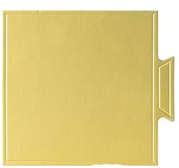 Cartón para Tartas, 100 Unidades/Juego, Papel Dorado, tapete para Mousse, Pasteles, postres, Bandeja, Base para Pasteles, Herramientas Decorativas, corazón Dorado